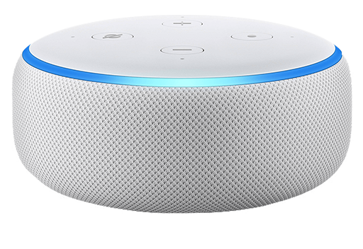 Play rain sounds on your Amazon Alexa dot.